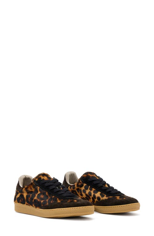 Allsaints Leather Faux Fur Thelma Sneakers In Multi