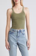 Re/Done Rib Crop Tank