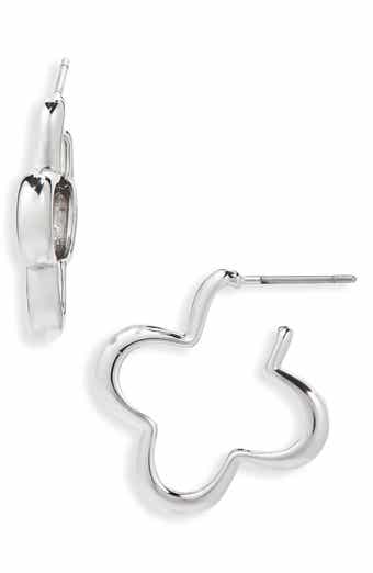 Panacea Clover Hoop Earrings