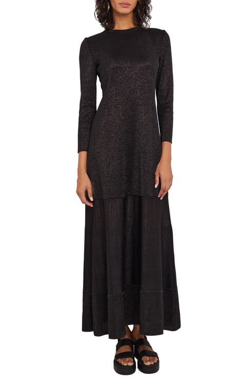 Shimmer Long Sleeve Knit Dress