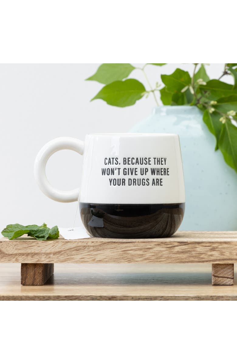 Totalee Gift Cats Mug Ceramic White, Alternate, color, White