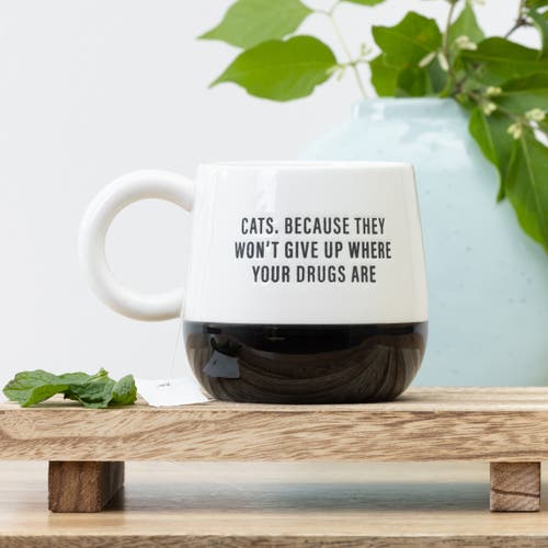 Totalee Gift Cats Mug Ceramic White In Multi