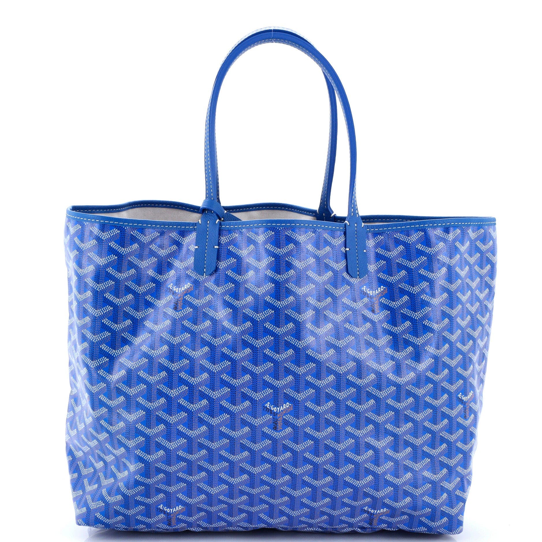 Saint Louis Tote Coated Canvas PM, Main, color, Blue