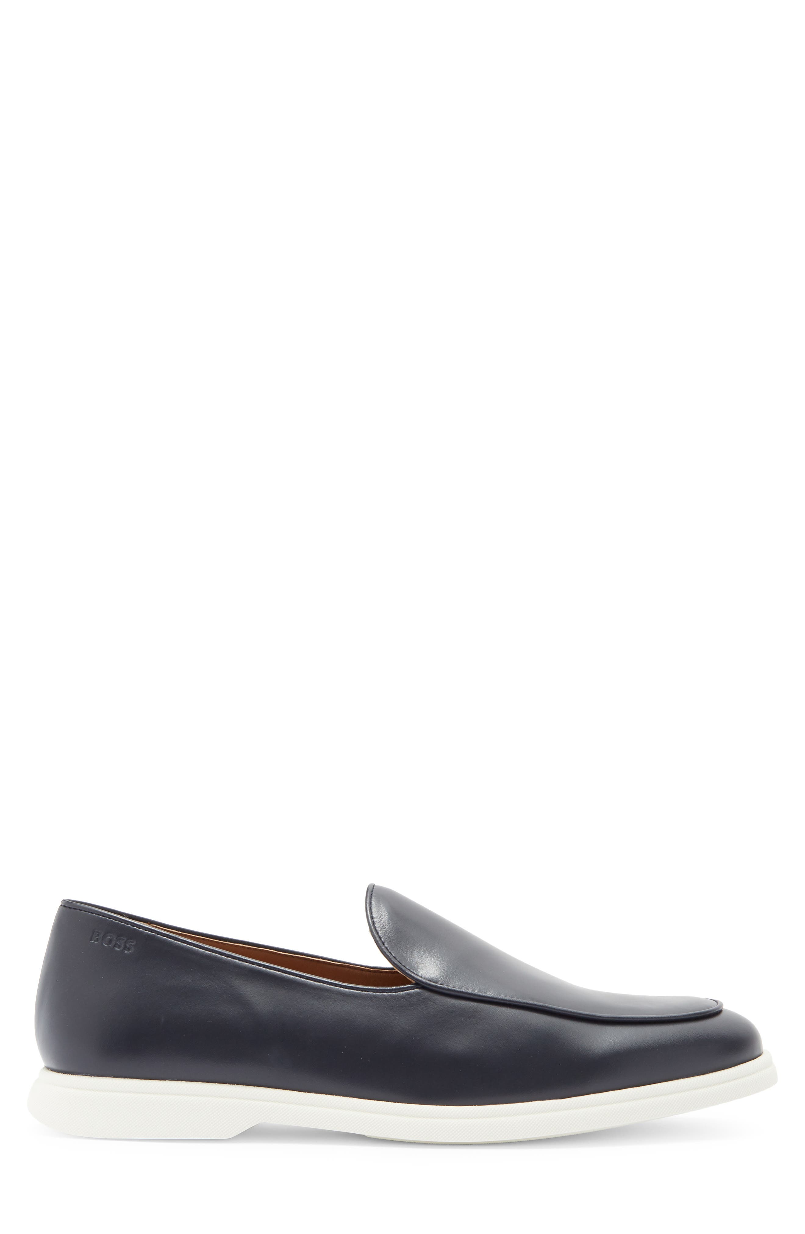 BOSS Sienne Loafer, Alternate, color, Dark Blue