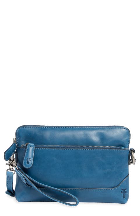 Melissa Faux Leather Crossbody Wristlet