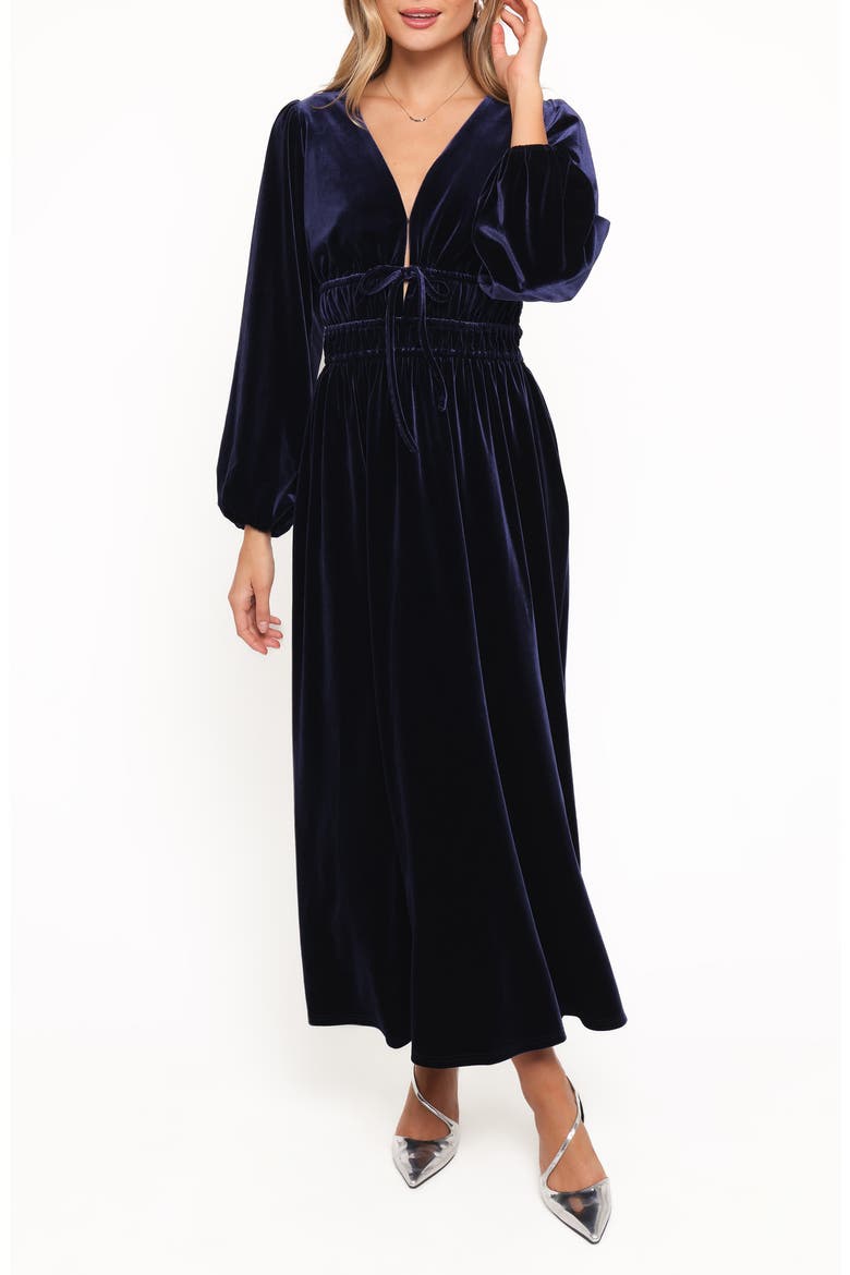 long sleeve velvet dress womens ZESICA Women's Maxi Fall 2025 Puff Crew Neck Elastic High Waist Cocktail Party Bridesmaid Dresses,Black,Small Long Dress Our petite dresses are expertly tailored to embrace and enhance the beauty of smaller proportions Womens Velvet Bodycon Dress Square