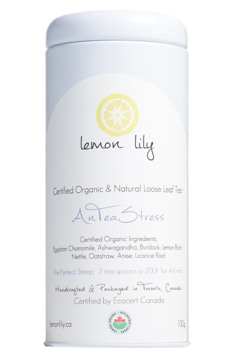 LEMON LILY AnTeaStress Herbal Tea, Main, color,