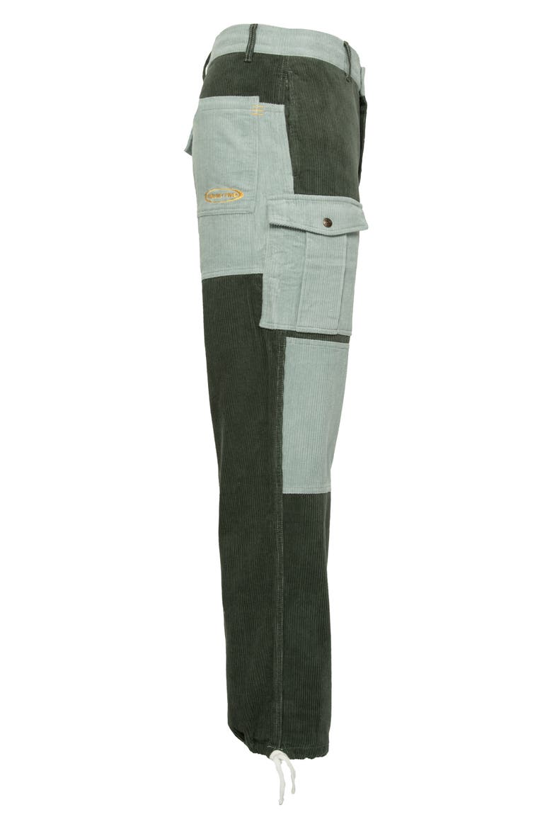 Corduroy Cargo Hiking Pants, Alternate, color, GREEN