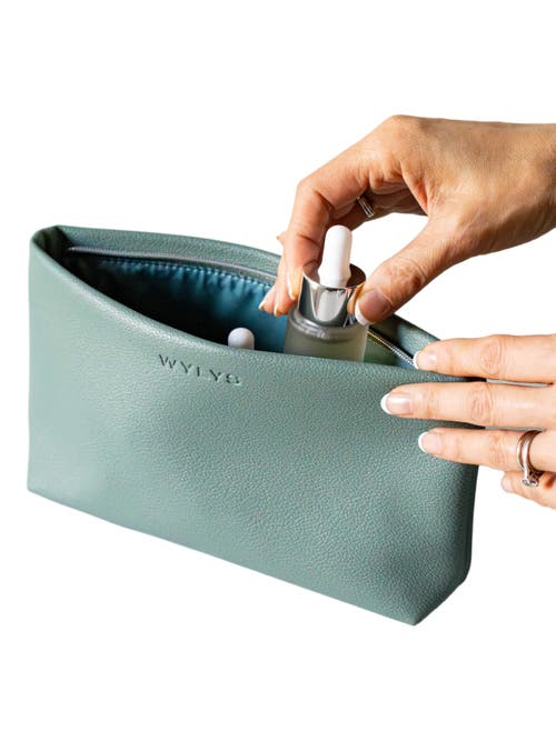Wylys Double Rose Luminizer & Sage Verte Makeup Bag