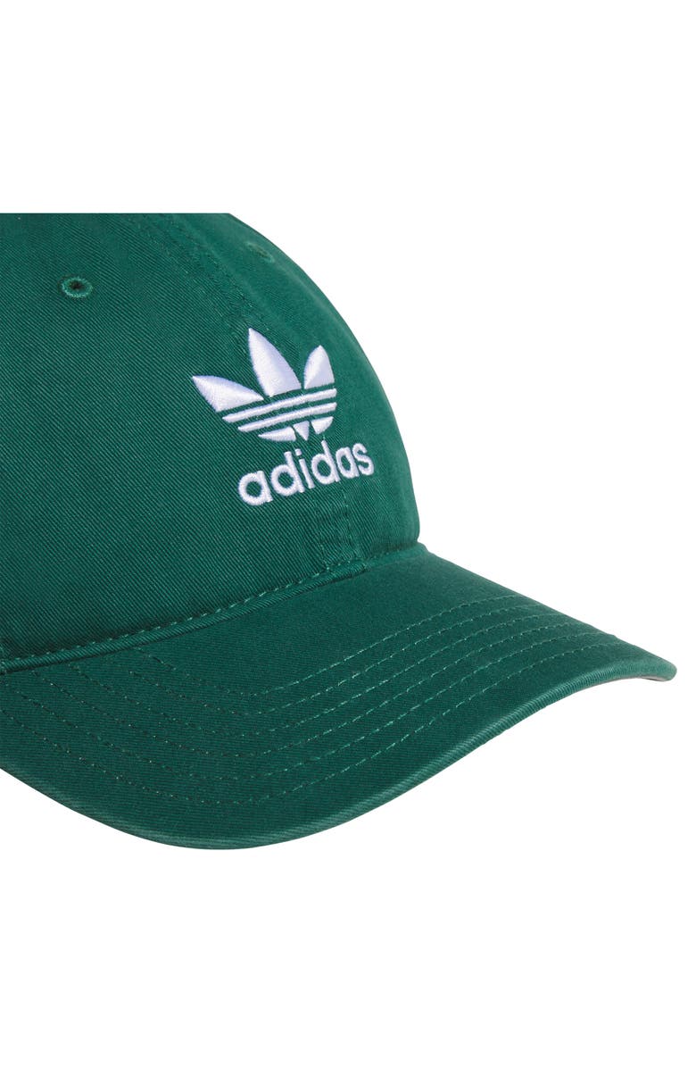adidas Originals Relaxed Snapback Cap, Alternate, color, Collegiate Green/ White 2