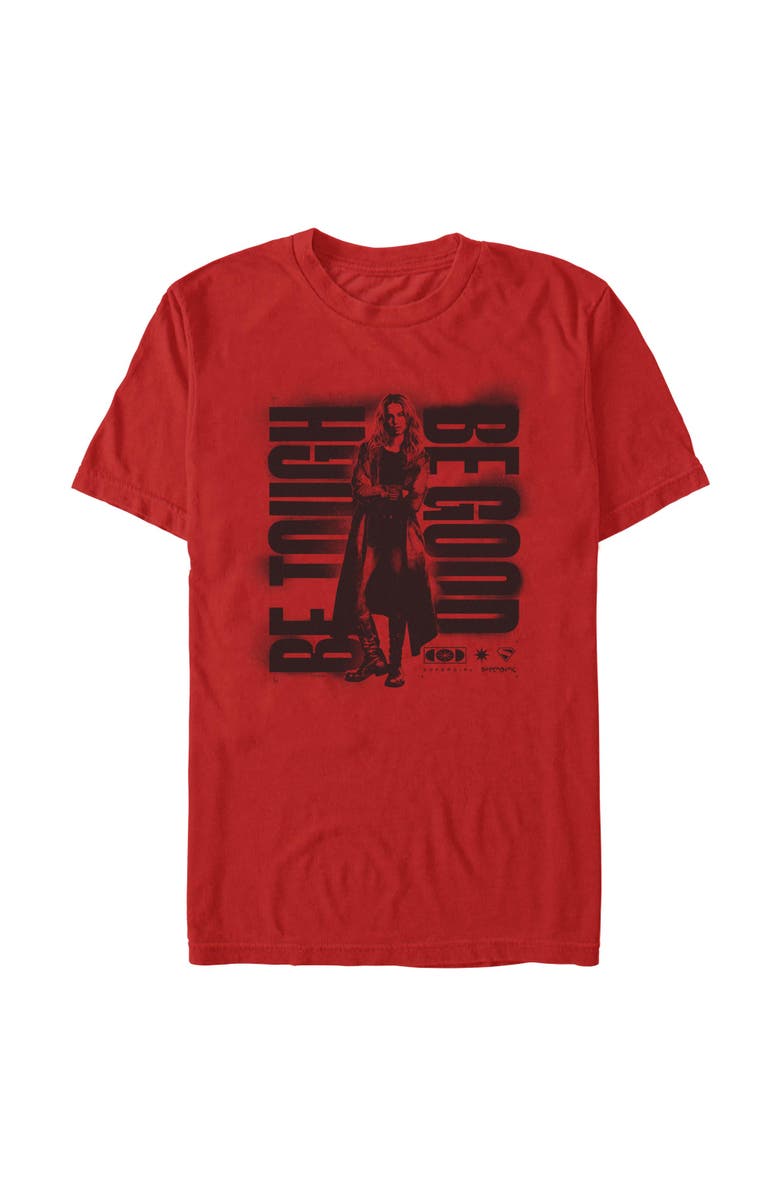 Supergirl Men's Supergirl Kara Be Good Graphic T-Shirt, Main, color, Red