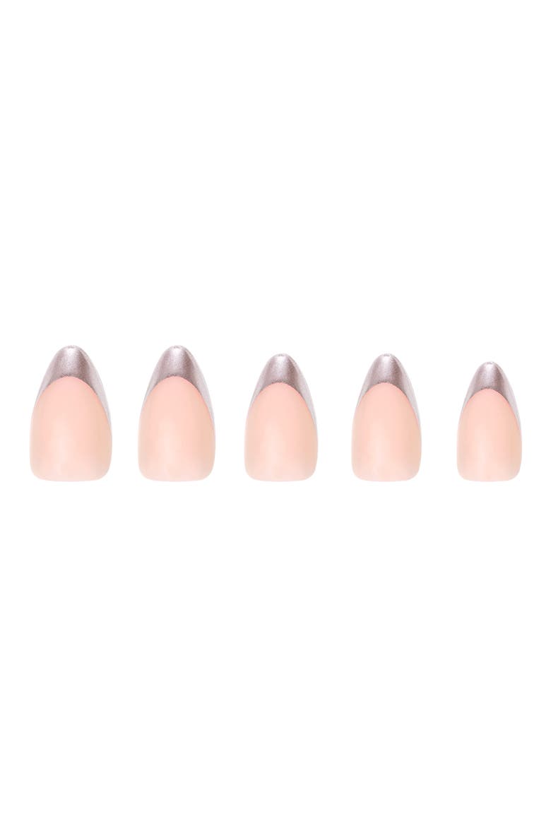 Short Almond Press-On Nails Set, Alternate, color, MIRROR MIRROR