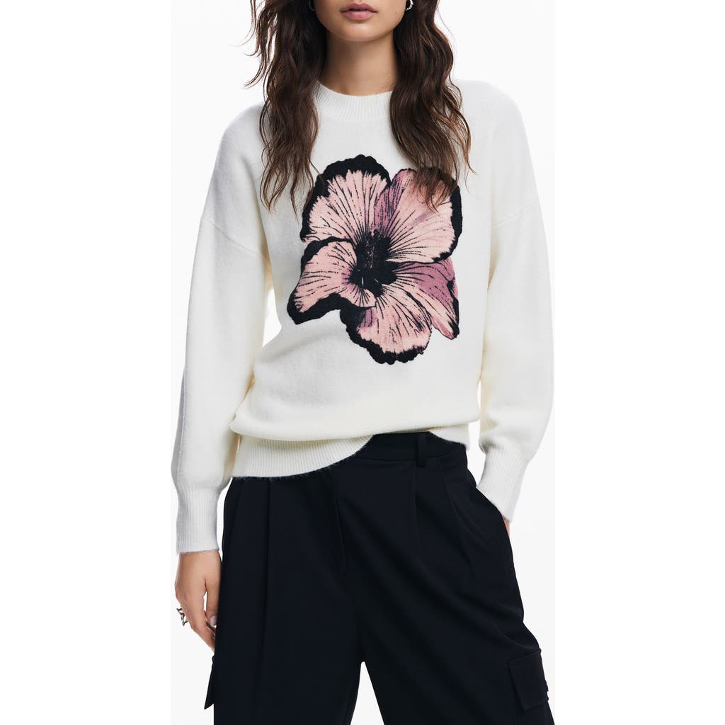 Desigual Jumper In White