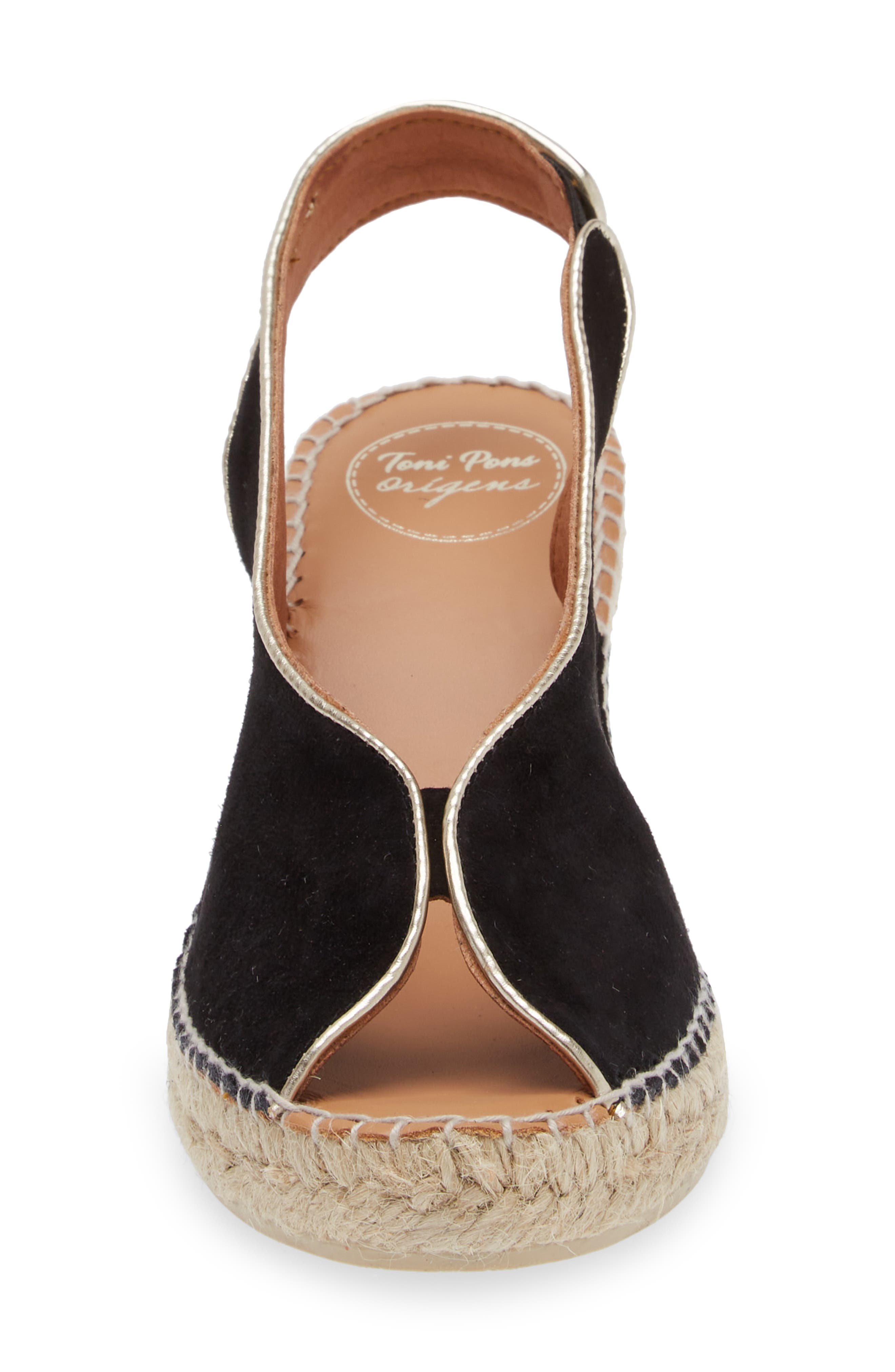 Toni Pons Leslie Slingback Sandal, Alternate, color, Black