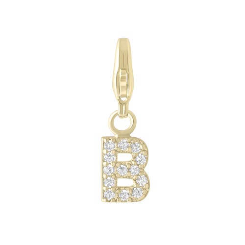 Electric Picks Initial Charm In Gold - B