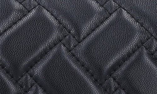 Kurt Geiger London Mini Kensington Quilted Leather Crossbody Bag In Gray