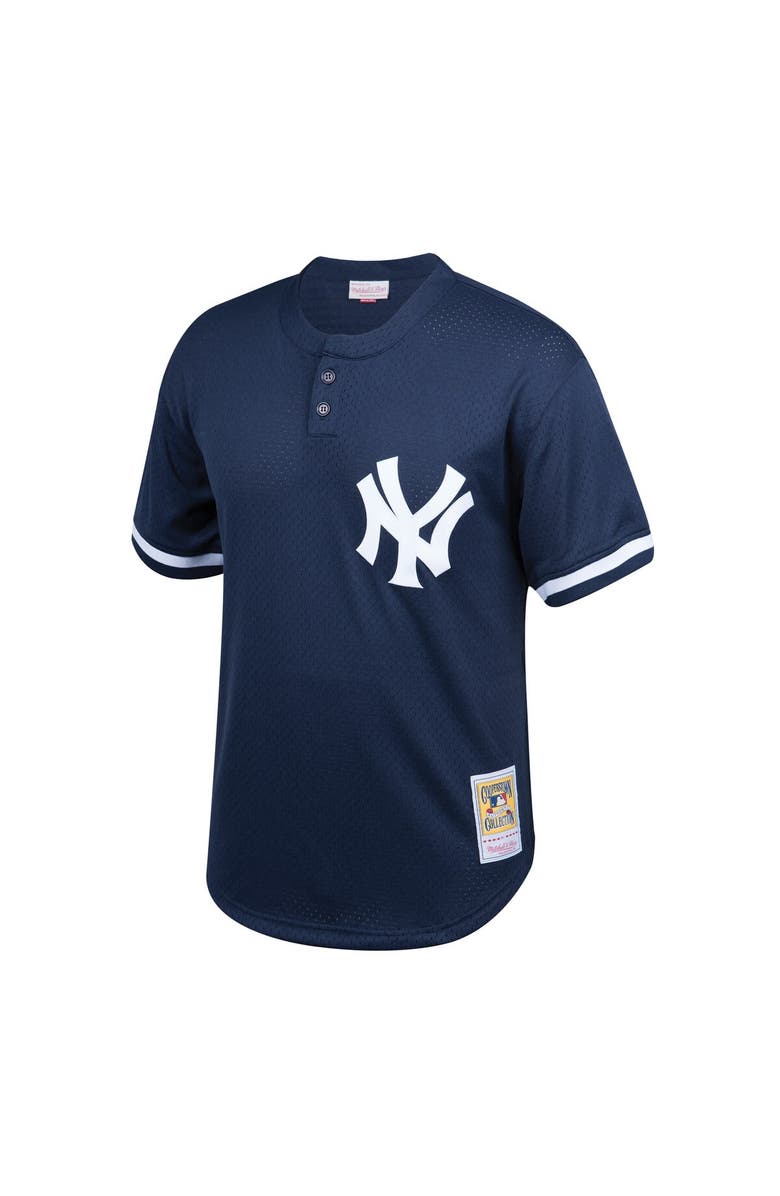 Mitchell & Ness Youth Mitchell & Ness Don Mattingly Navy New York Yankees Cooperstown Collection Mesh Batting Practice Jersey, Alternate, color, 