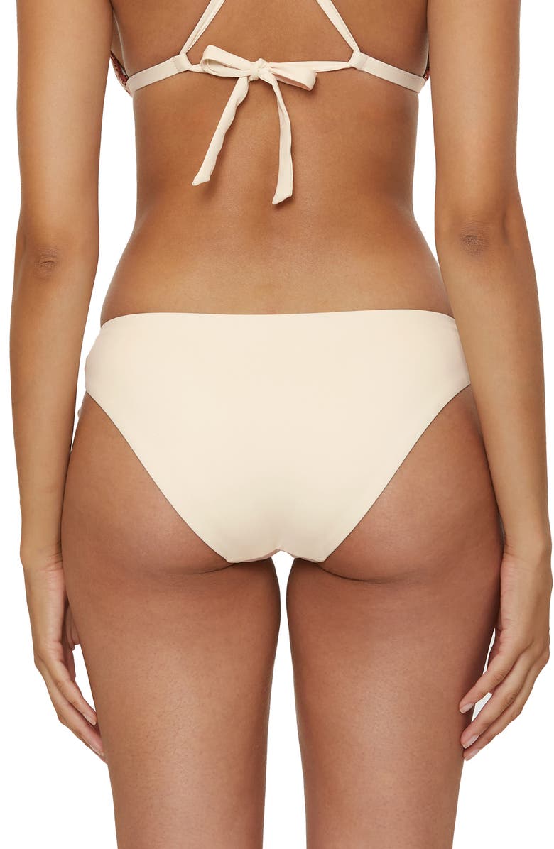 Lucky Brand Malaga Crochet Trim Bikini Bottoms, Alternate, color, 