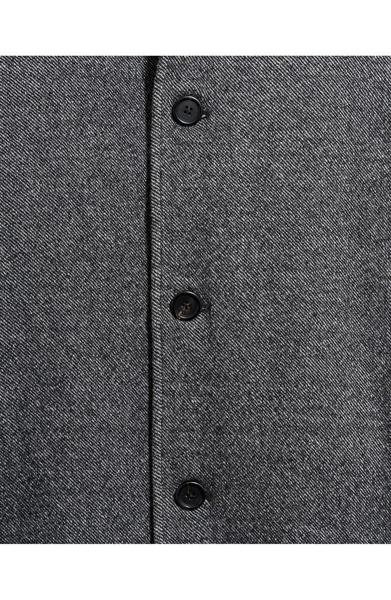 Billy Reid Ronan Wool Twill Topcoat, Alternate, color, Charcoal