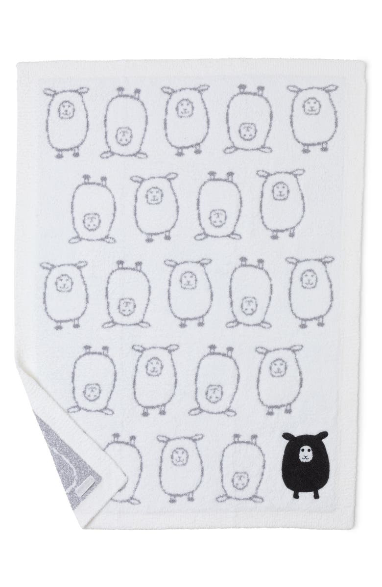 Barefoot Dreams<sup>®</sup> CozyChic<sup>™</sup> Black Sheep Stroller Blanket, Alternate, color, 