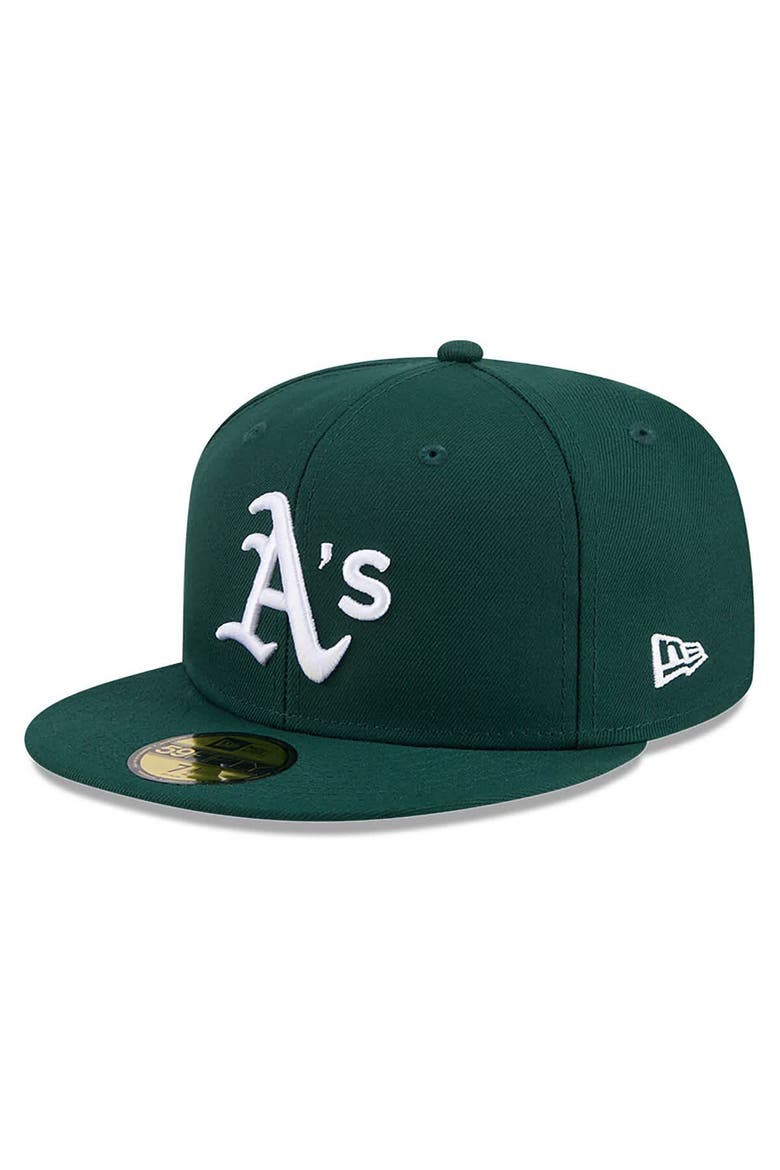 Men's New Era Green Athletics 2026 Jackie Robinson Day 59FIFTY Fitted Hat, Alternate, color, Green