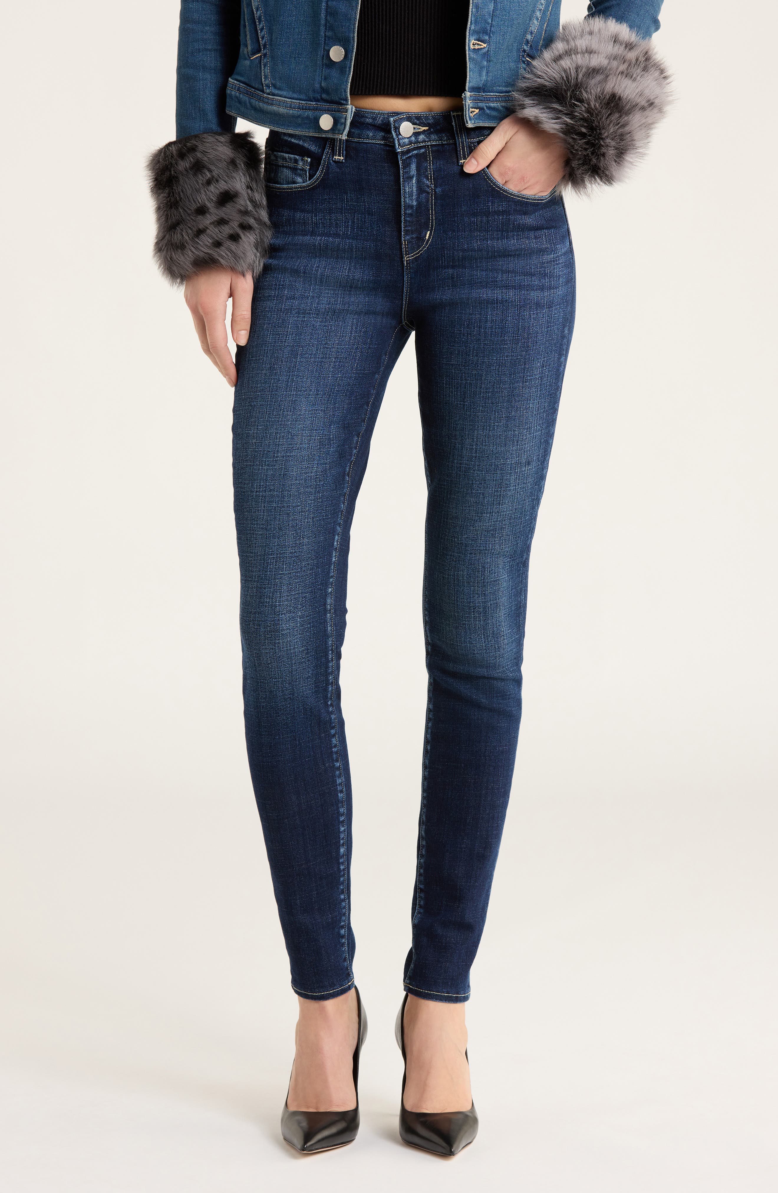 L'AGENCE Marguerite High Waist Skinny Jeans