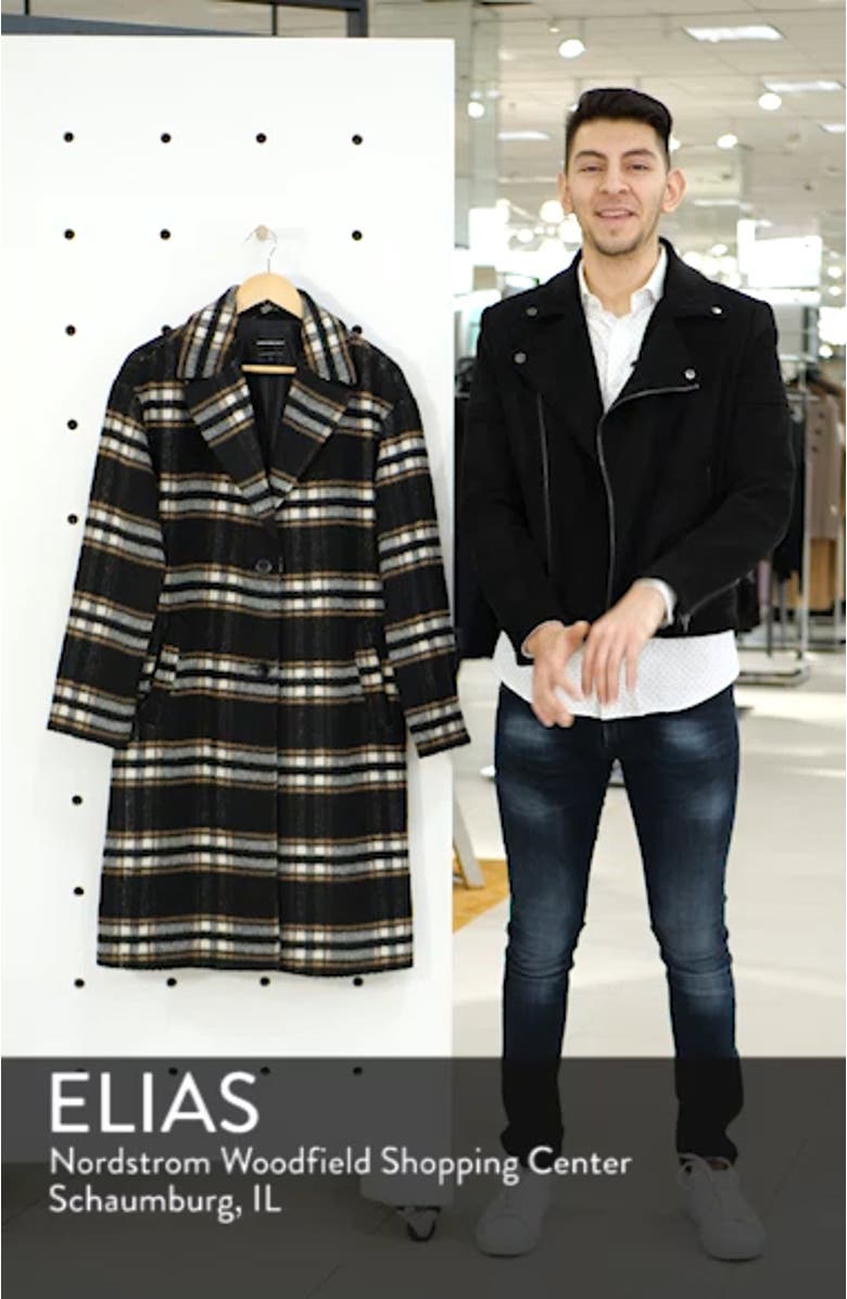 Longline Plaid Coat, sales video thumbnail