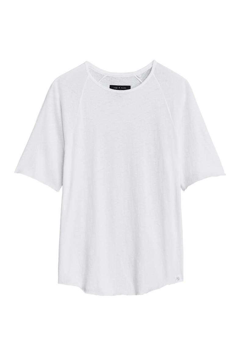 Kerwin Air Cotton & Linen Jersey T-Shirt, Alternate, color, WHITE
