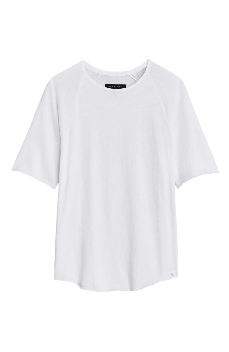 rag & bone Kerwin Air Cotton & Linen Jersey T-Shirt, Alternate, color, 
