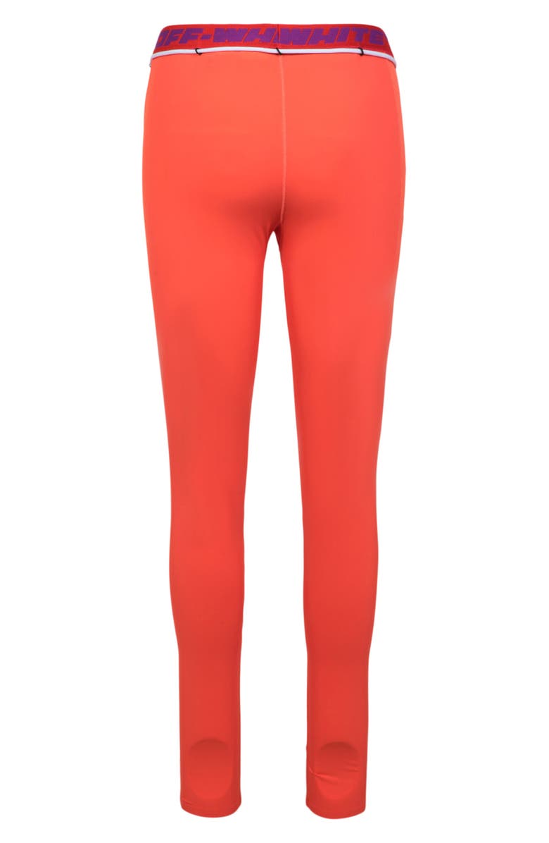 Off-White Logo Band Leggings, Alternate, color, 