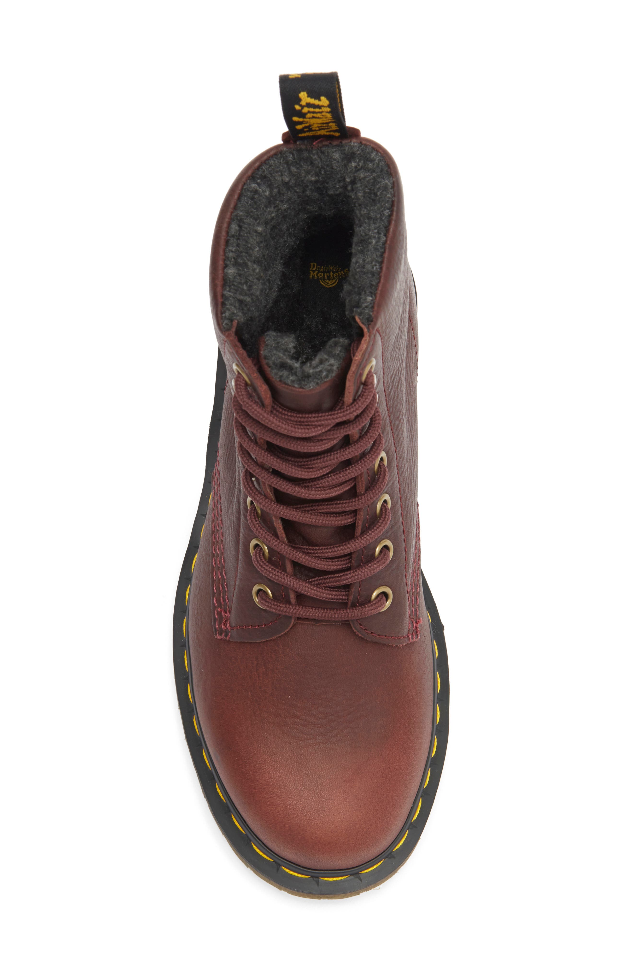 1460 Pascal Boot, Alternate, color, CHERRY RED