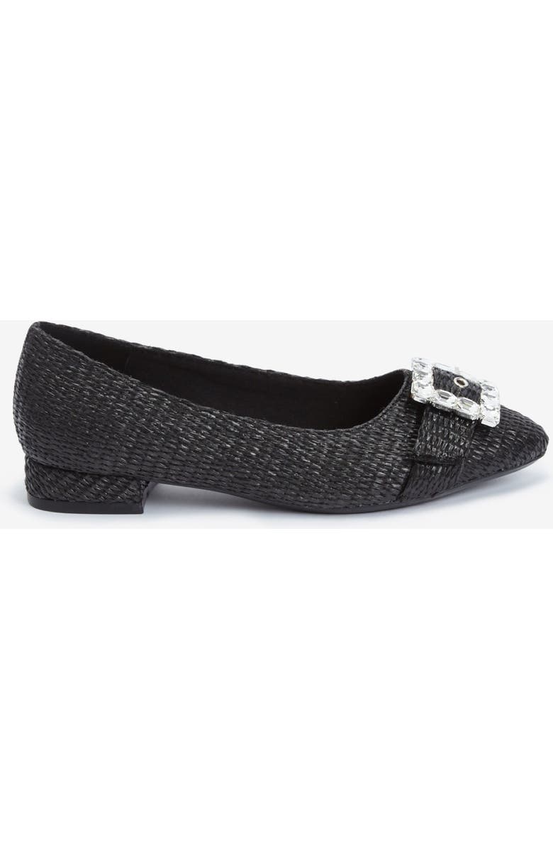 Comfortview The Genessa Slip On Flat, Alternate, color, Black