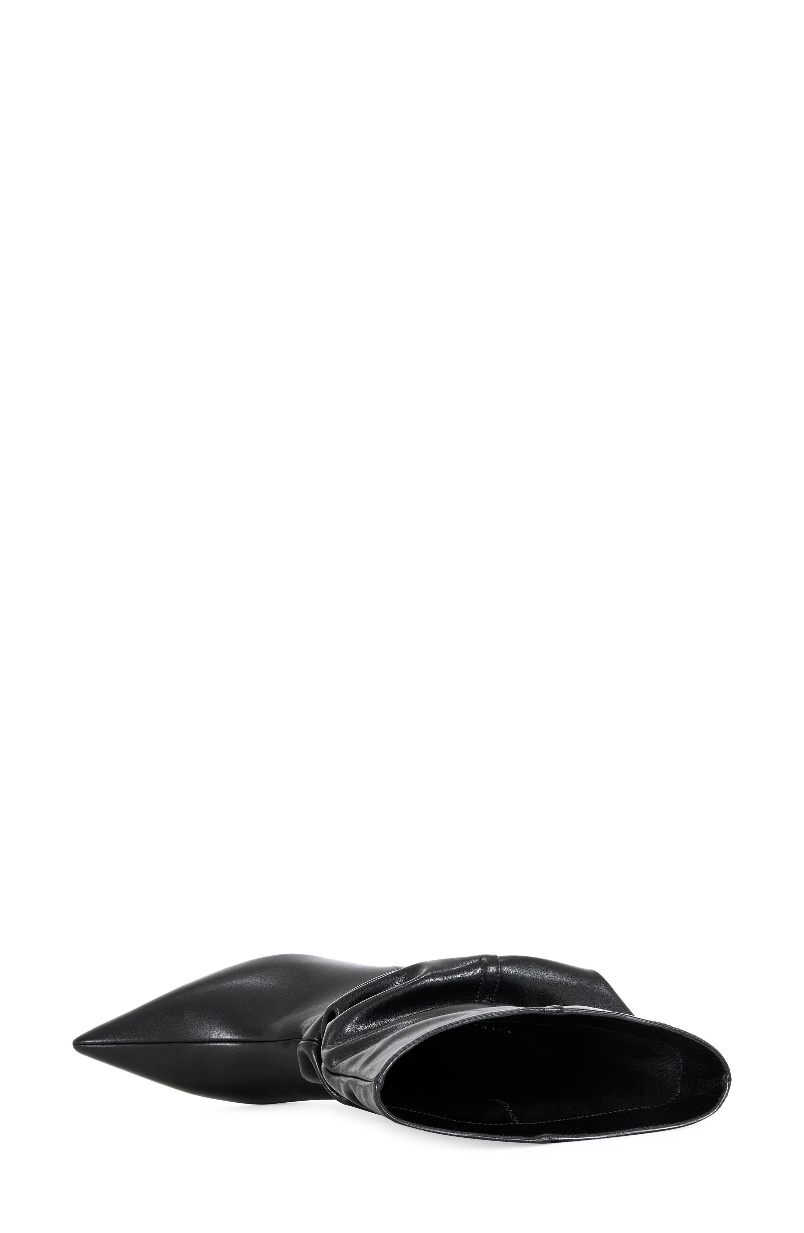 AZALEA WANG Asaf Slouch Shaft Bootie, Alternate, color, Black