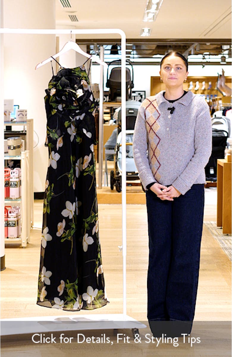 Floral Organza Gown, sales video thumbnail