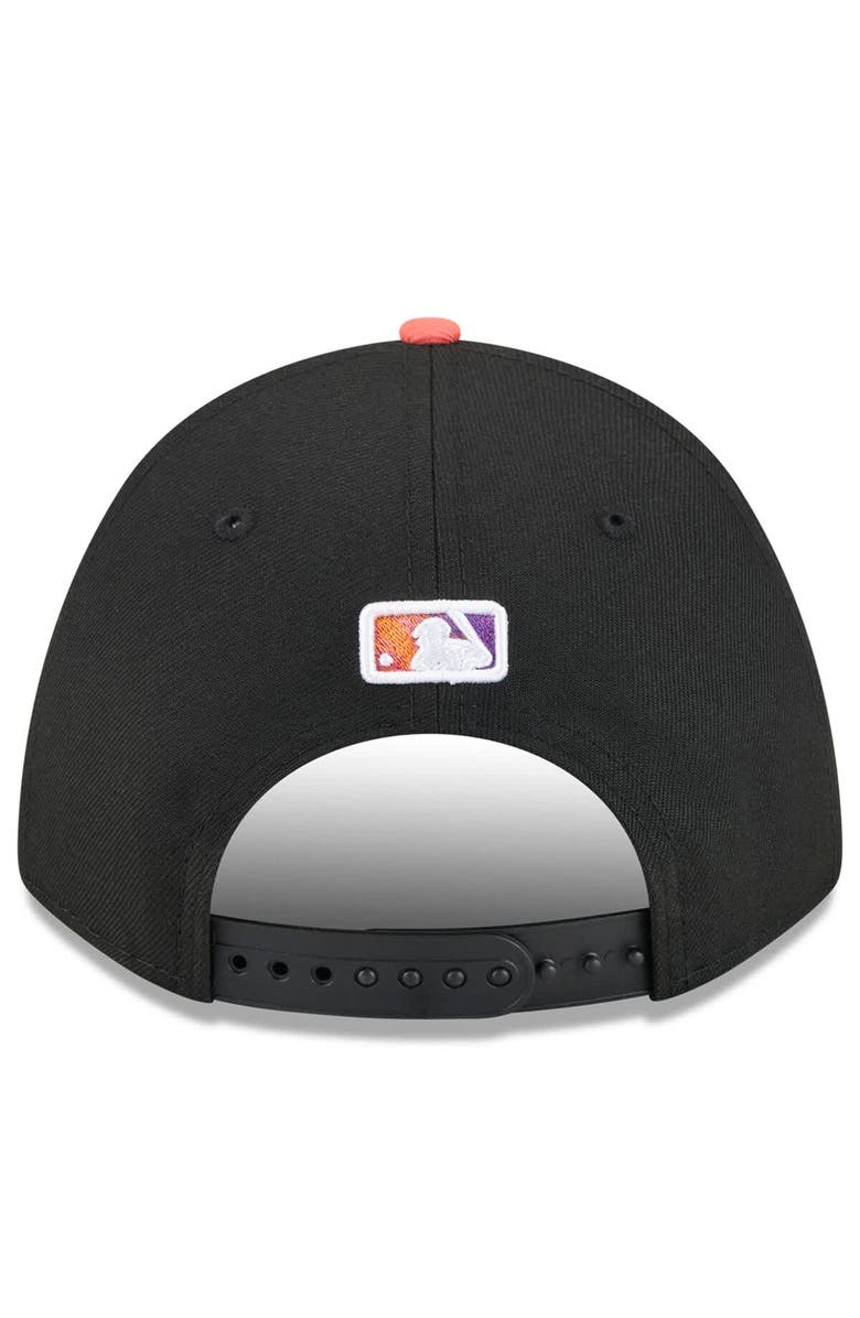 New Era Men's New Era Black/Orange San Francisco Giants 2025 City Connect 9FORTY M-Crown Adjustable Hat, Alternate, color, Black