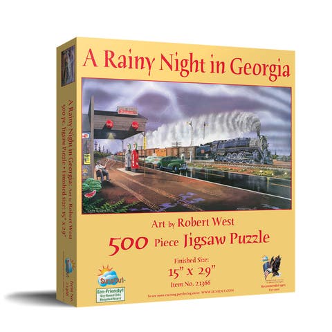 A Rainy Night in Georgia 500 piece Jigsaw Puzzle for Adults