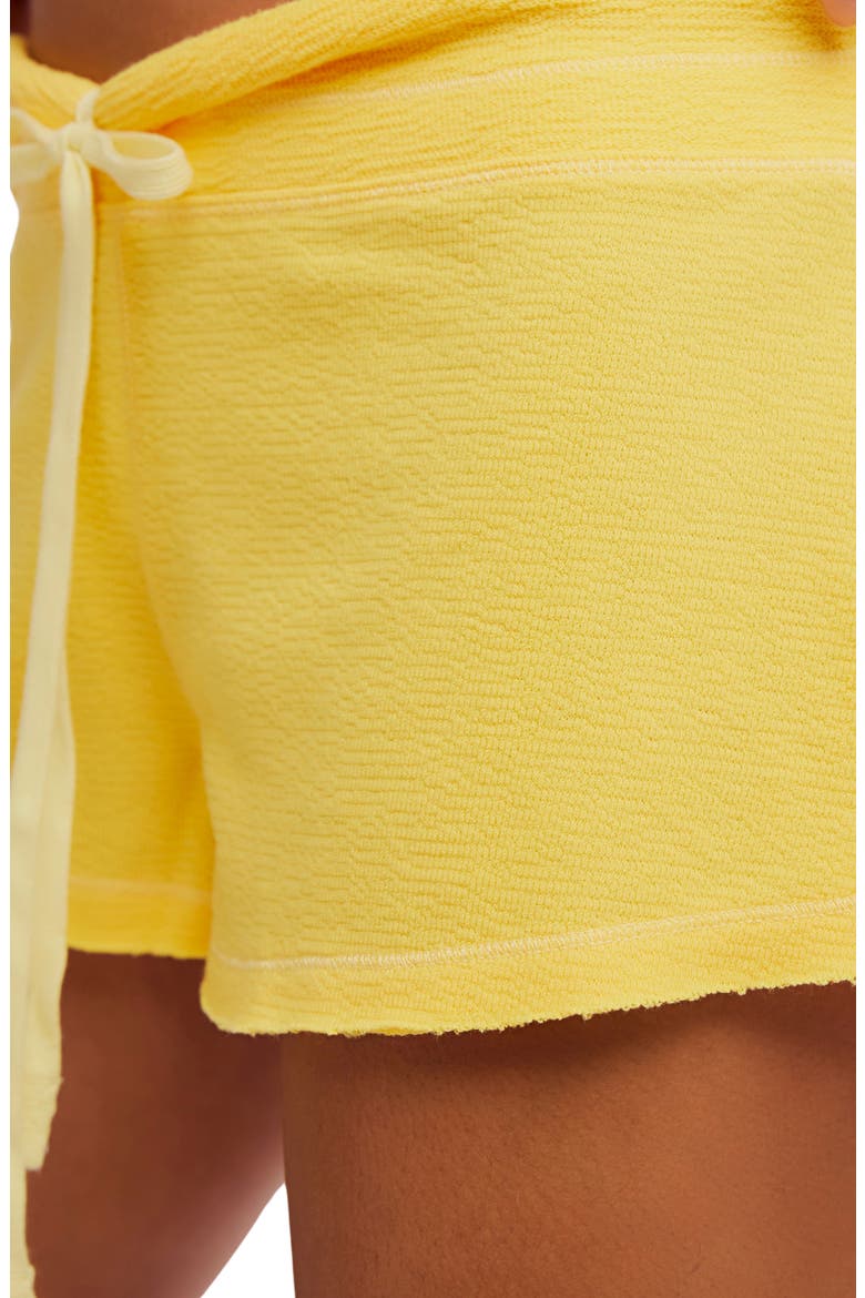 Intimately FP Staycation Sleep Shorts, Alternate, color, BANANA CITRUS