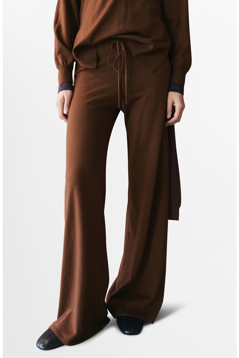 Kendrik Knit Drawstring Pants, Main, color, CARAMEL