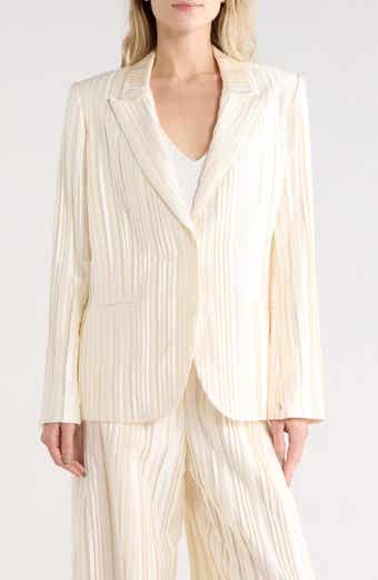 TWP Next Pleated Silk Blazer