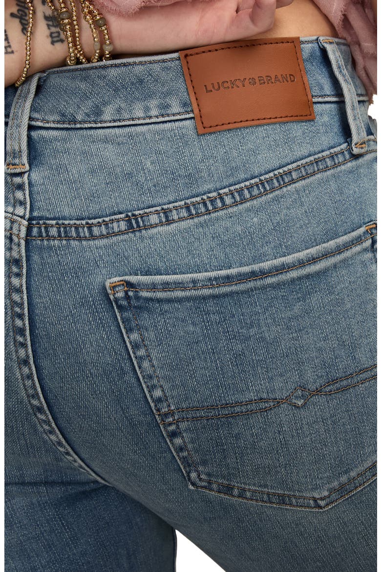 Curvy High Waist Straight Leg Jeans, Alternate, color, WANDERER