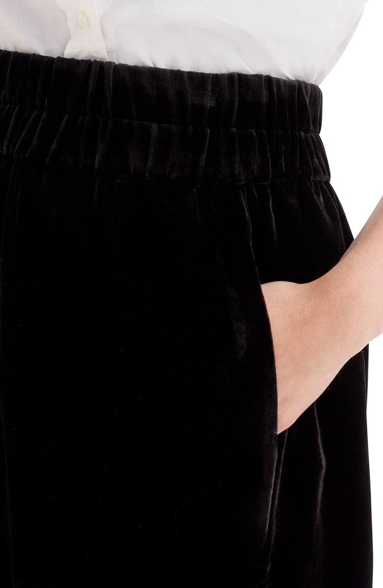 J.Crew Pull-On Velvet Skirt, Alternate, color, 