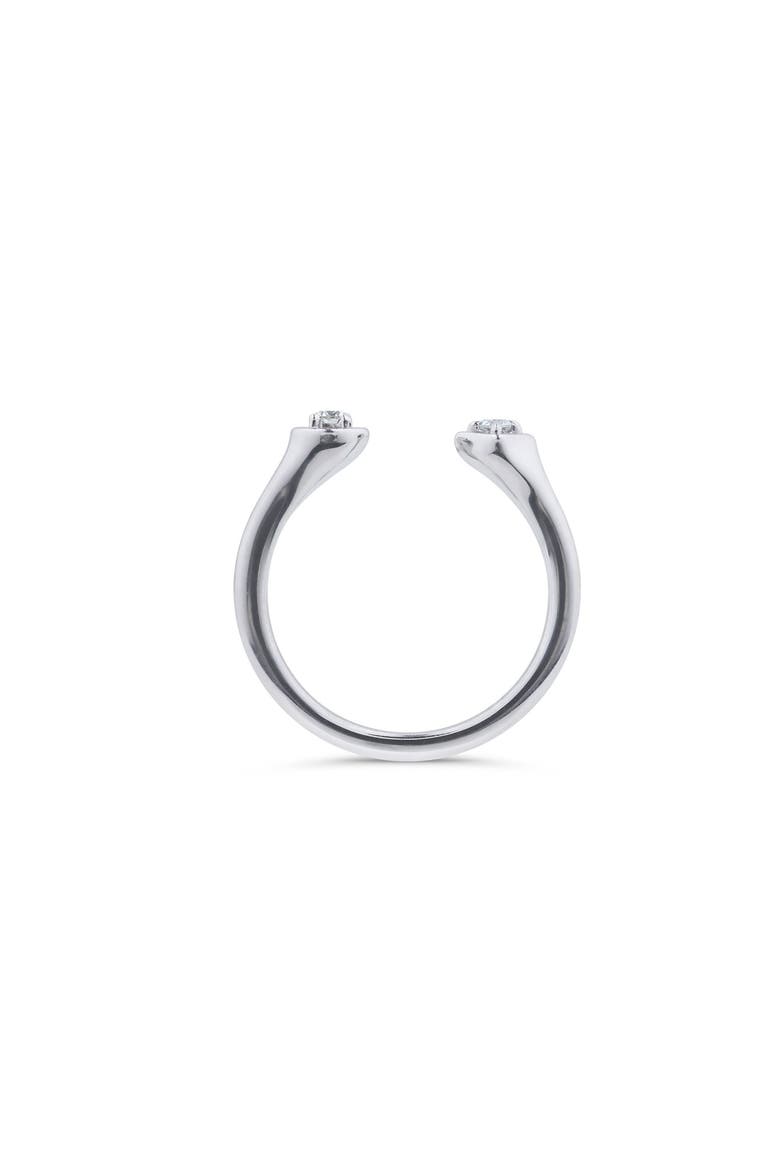 Sugar+Spice Horseshoe Ring, Alternate, color, Silver