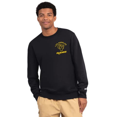Men's Starter  Black Los Angeles Rams Port & Co Sweatshirt