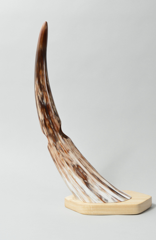 Maadili Collective Balanced Horn Wine Holder In Multi