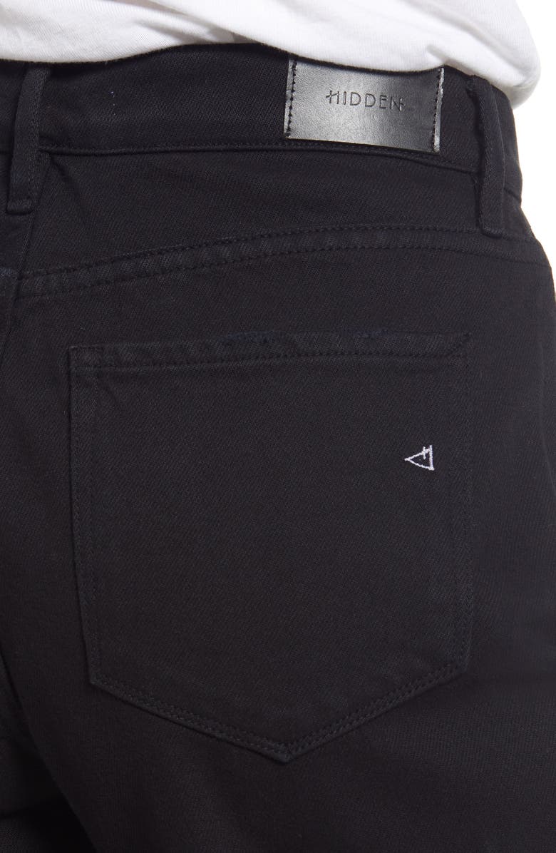 HIDDEN JEANS Distressed High Waist Wide Leg Jeans, Alternate, color,