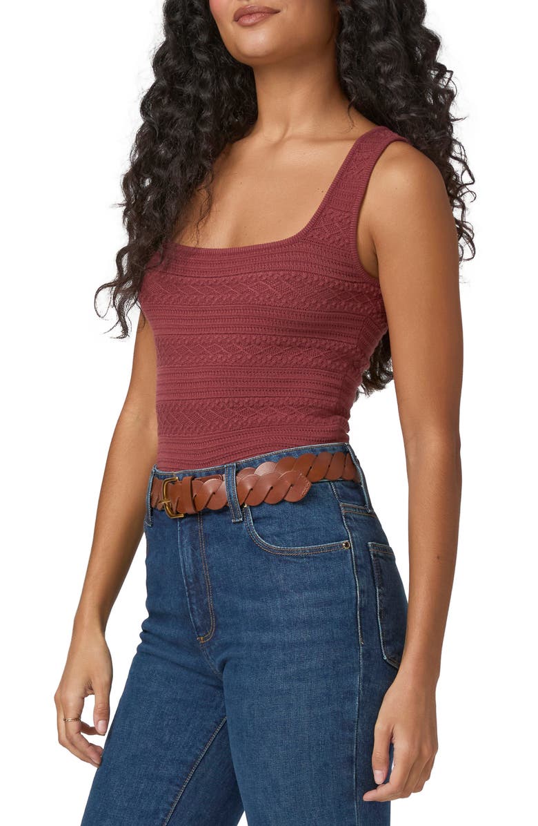 PAIGE Iman U-Neck Sweater Tank, Alternate, color, Apple Butter