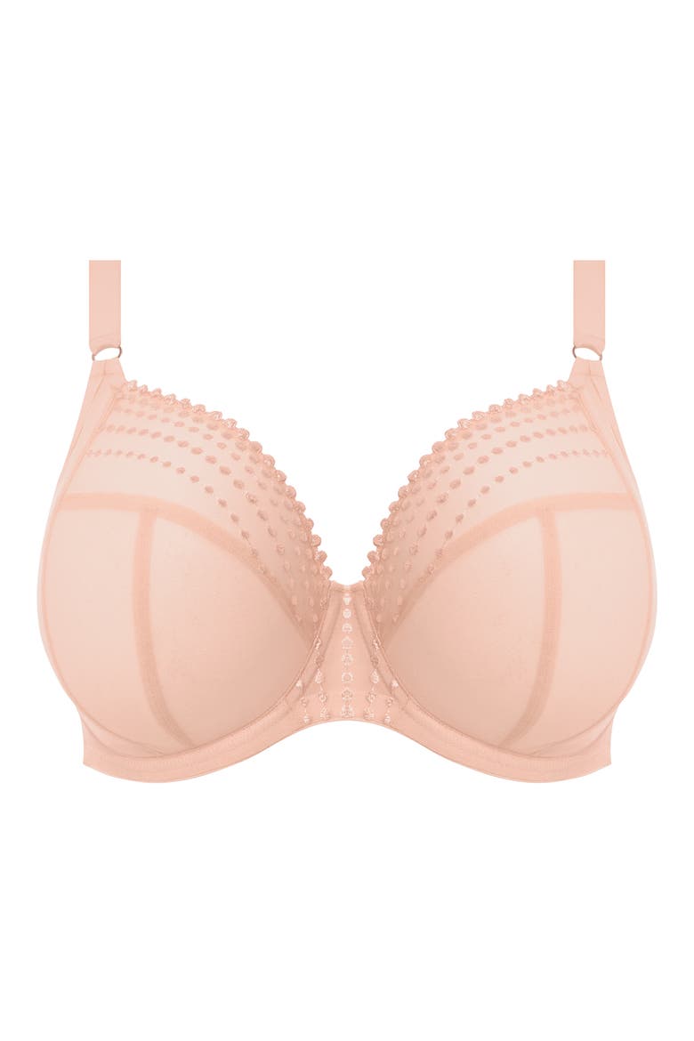 Matilda Full Figure Underwire Plunge Bra, Alternate, color, PEARL BLUSH