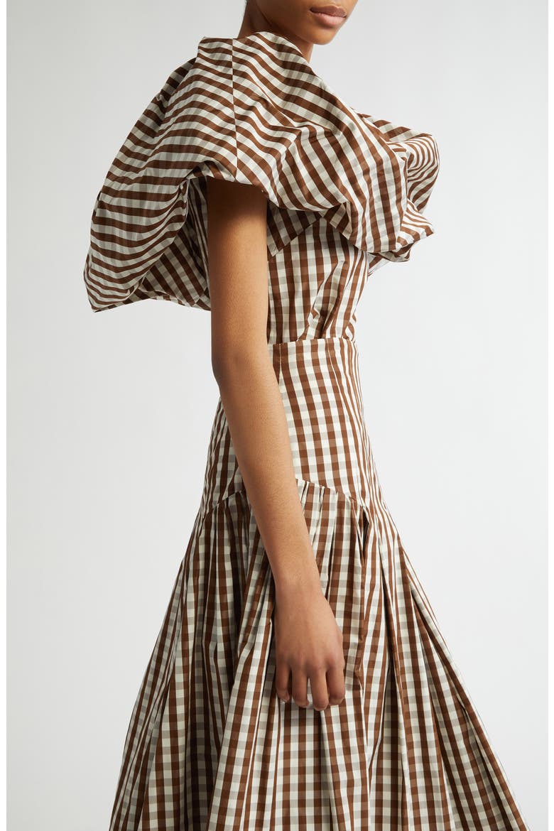 One-Shoulder Top, Alternate, color, WALNUT