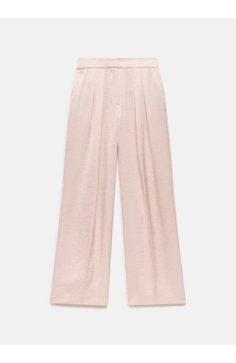 MINT VELVET Pleated Wide Leg Trousers, Alternate, color, Pink