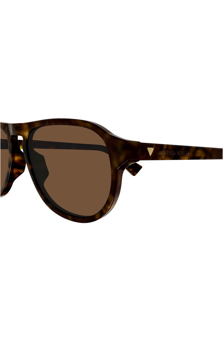 Bottega Veneta 55mm Pilot Sunglasses, Alternate, color, 